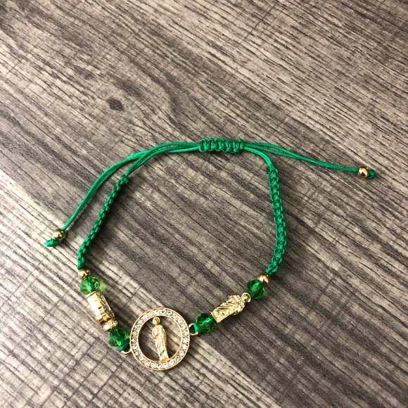 NIP -- 4 for $12 Saint Jude Medal Handmade Adjustable String Bracelets - Picture 2 of 3